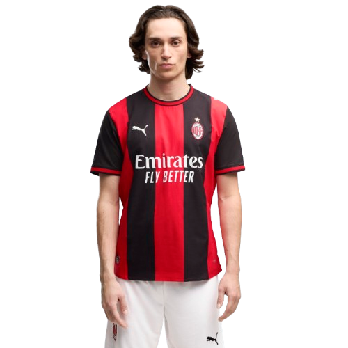 Milan Home 26/27 Jogador Puma - Vermelho e Preto