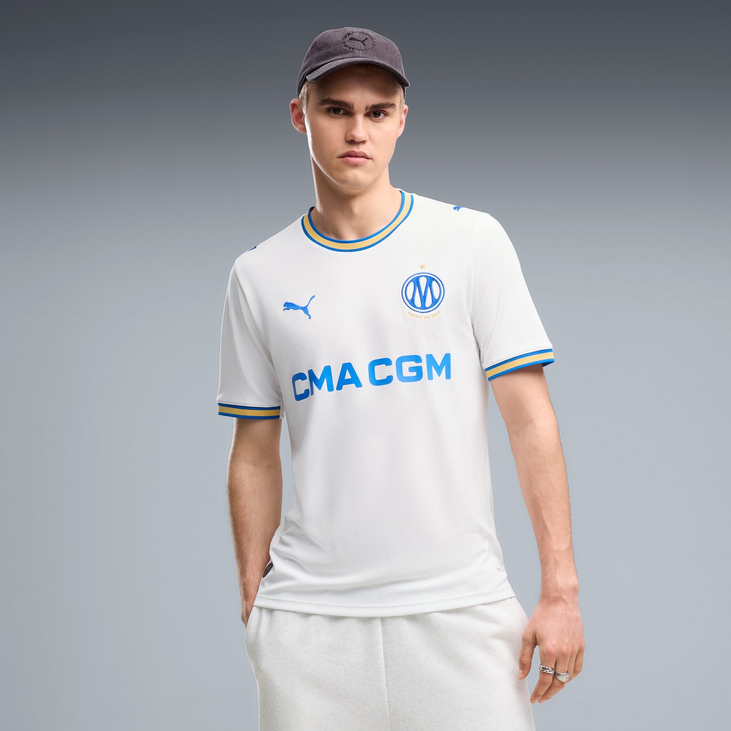 Olympique de Marseille Home 26/27 Torcedor Puma - Branca