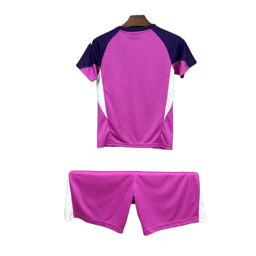 Kit Infantil Real Madrid Goleiro 25/26 - Roxo