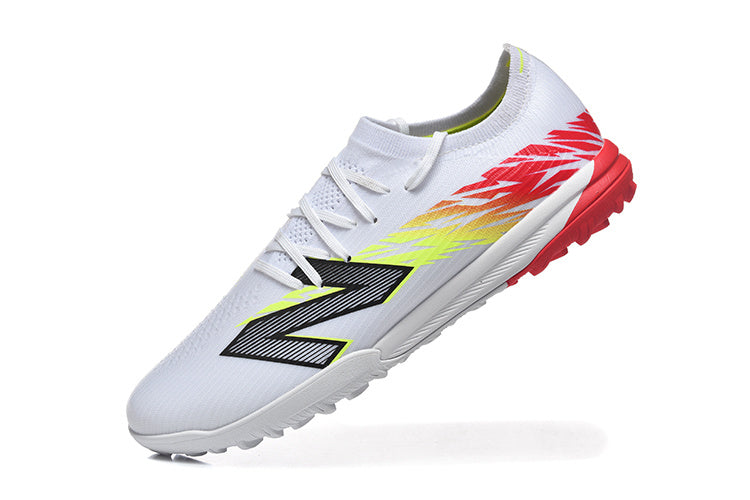 Chuteira Society New Balance Furon V8 Elite TF FG  - Branca