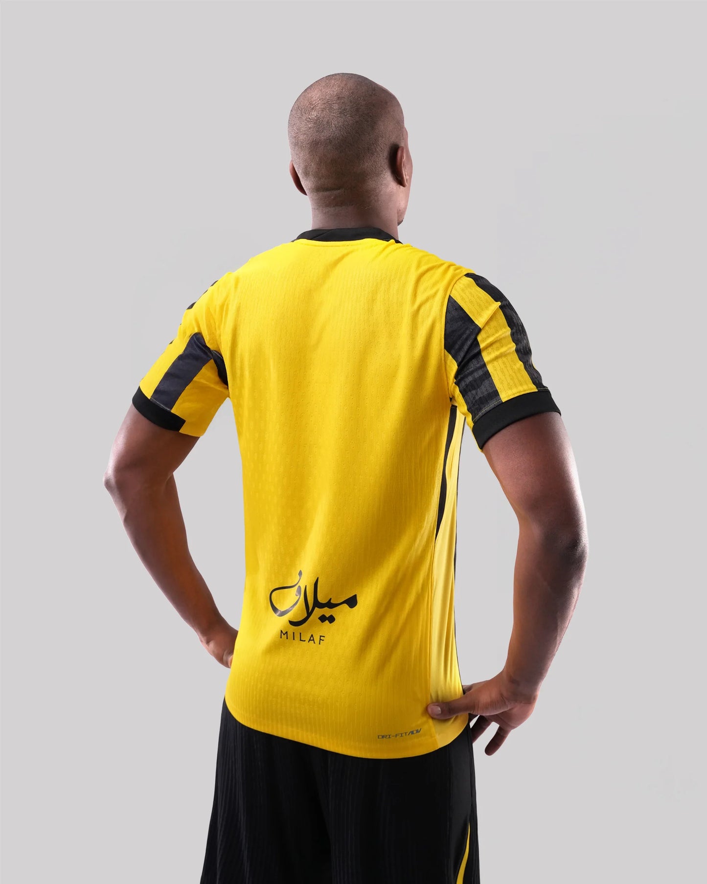 Al Ittihad Home 25/26 Jogador Nike - Amarelo e Preto