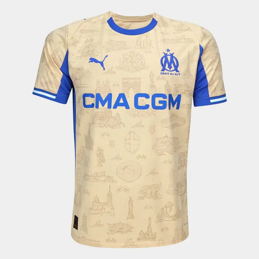 Olympique de Marseille Fourth 25/26 Torcedor Puma - Dourada