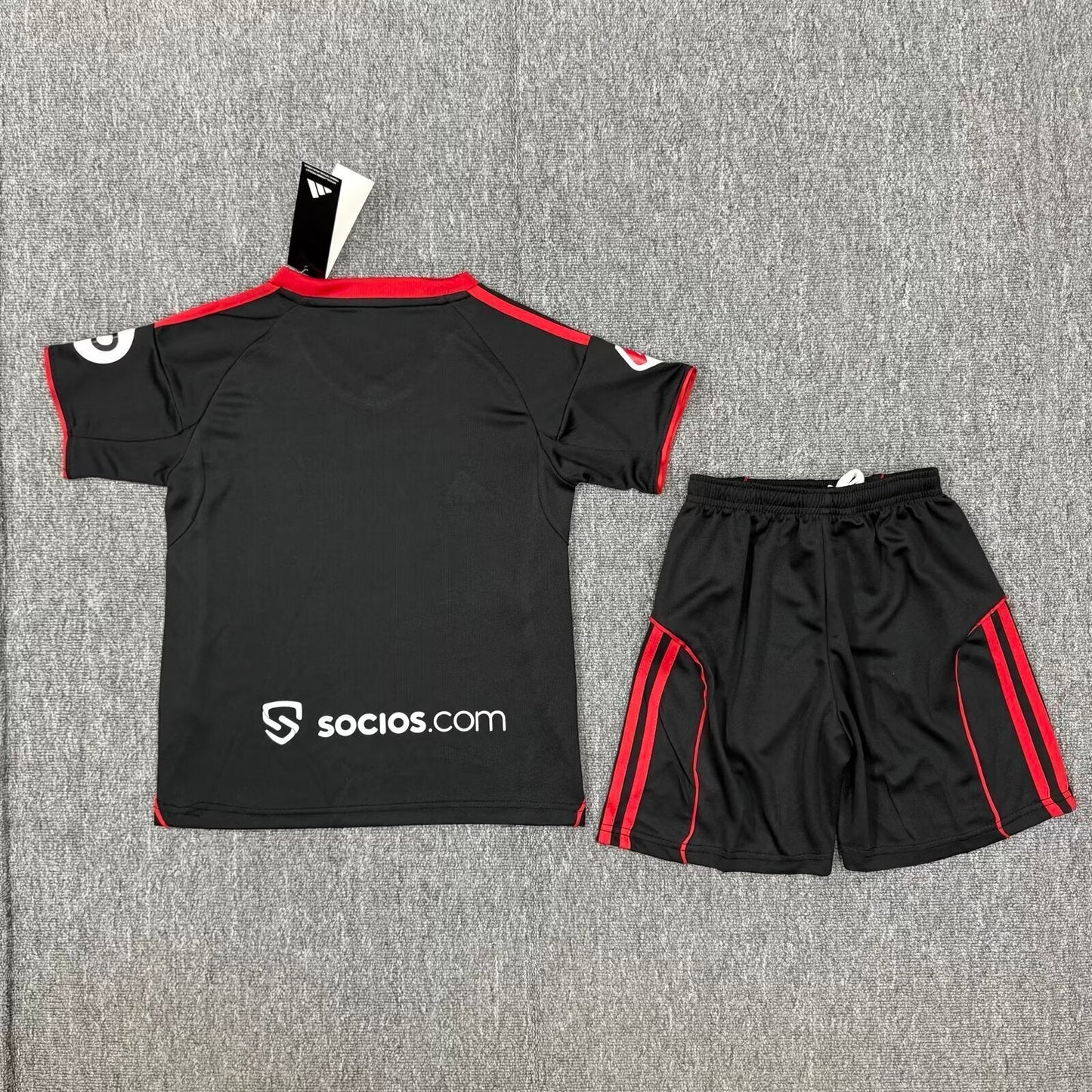 Kit Infantil Sevilla Third 25/26 - Preto