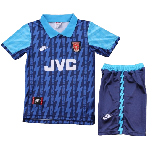 Kit Infantil Arsenal Away Retrô 94/95 Nike - Azul