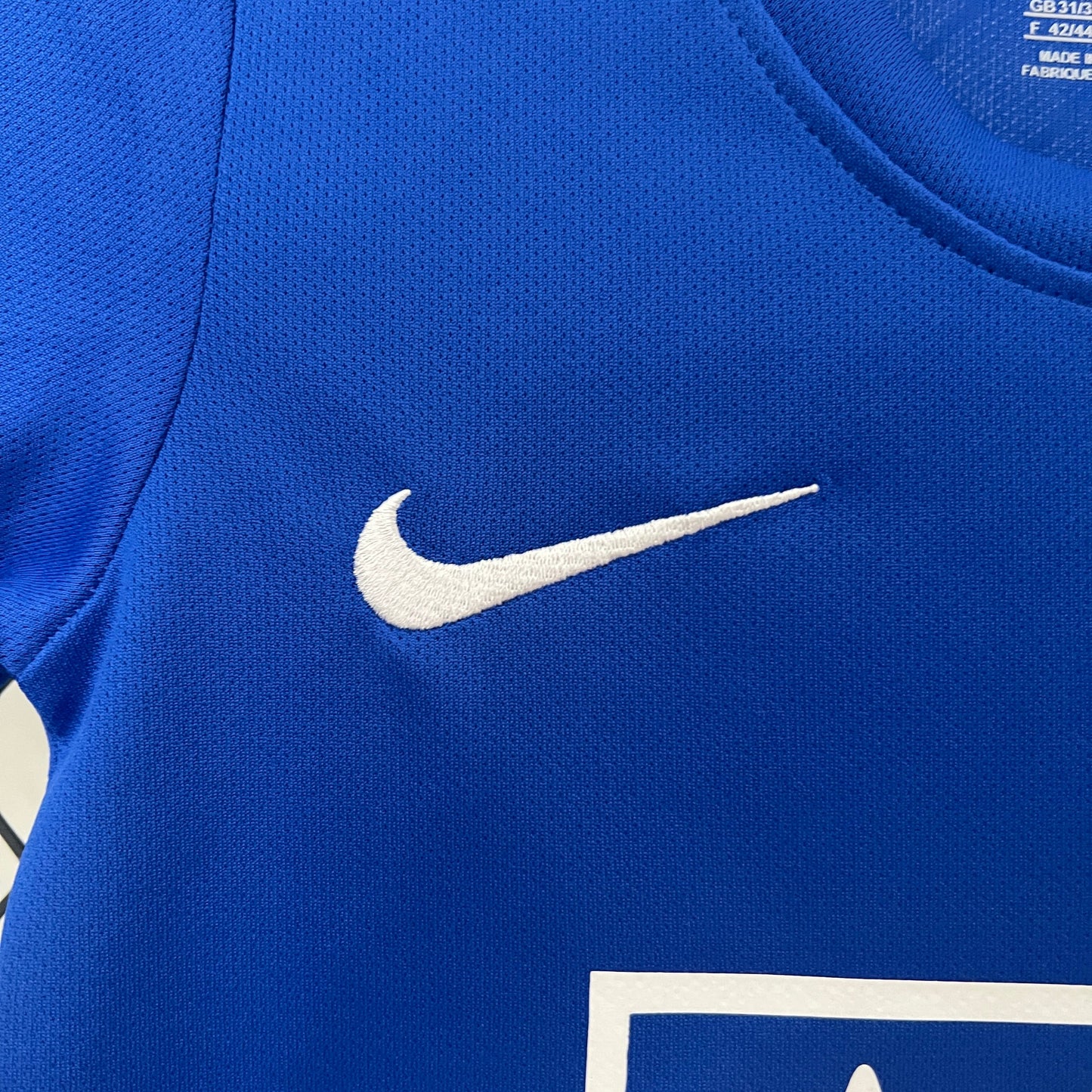 Kit infantil Manchester United Retrô Away 2009 . - Azul