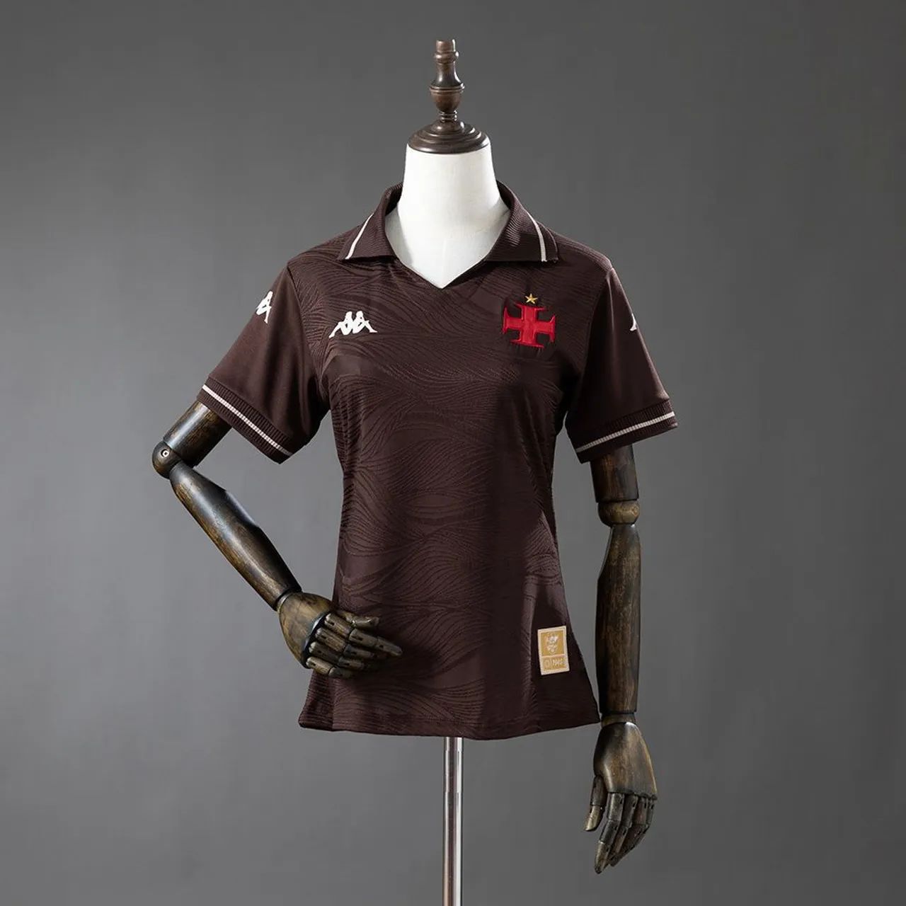Vasco Third 25/26 Kappa Feminino - Marrom