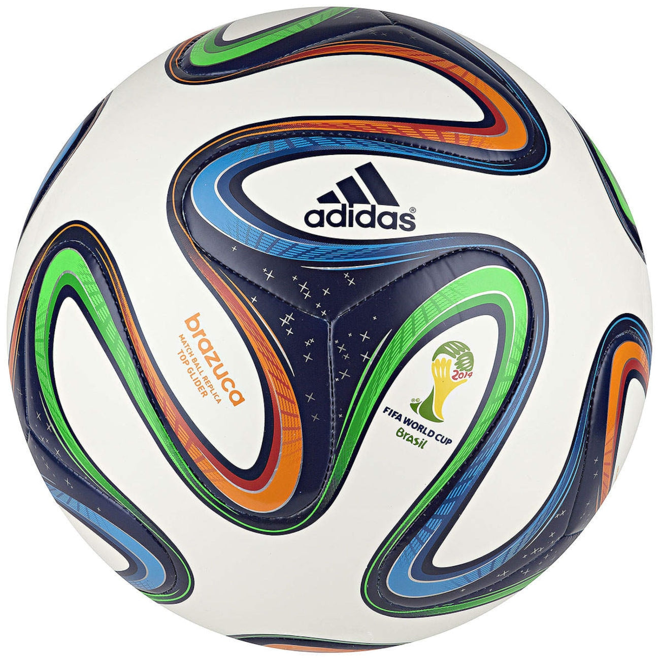Bola Brazuca Copa Do Mundo 2014  Adidas - Colorida
