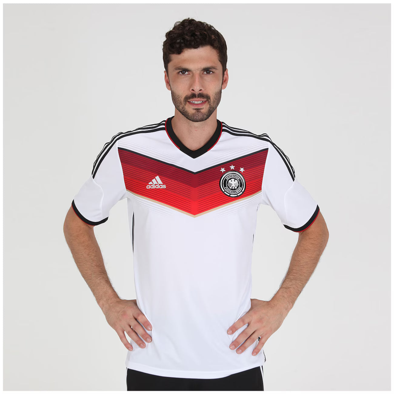 Alemanha Retrô Home 2014 Masculino Adidas - Branca