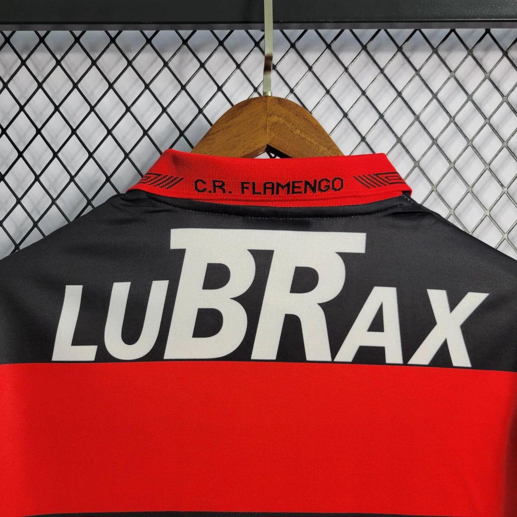 Flamengo Home Retro 1992/1993 Masculino Umbro - Vermelho e Preto