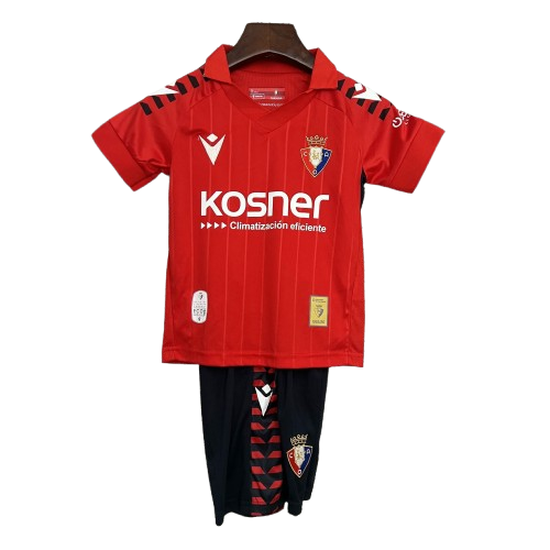 Kit Infantil Osasuna Home 25/26 - Vermelho