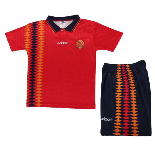 Kit Infantil Espanha Home Retro 1994 - Vermelho