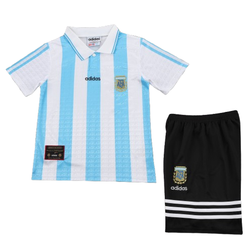 Kit Infantil Argentina Retro 1994 - Branco e Azul