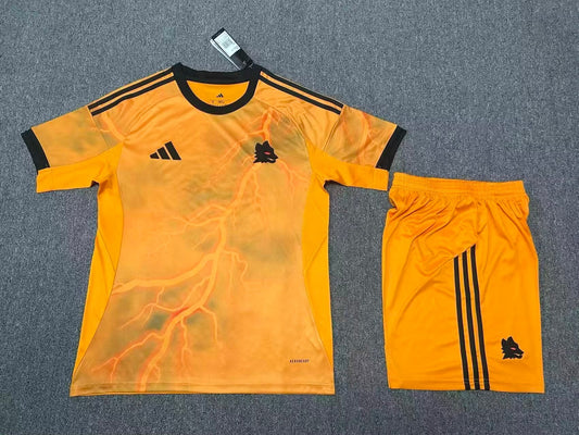 Kit Infantil Roma Away 25/26 - Laranja