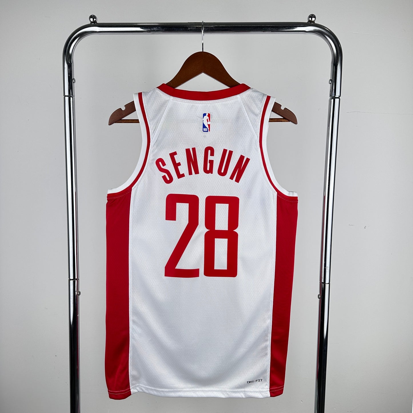 Regata Houston Rockets Masculina - Branca e Vermelha