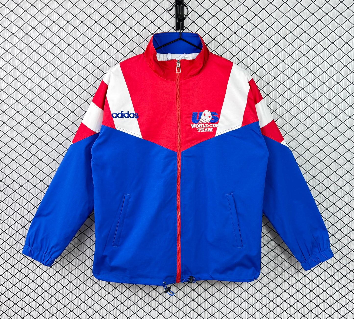 Jaqueta Eua Retro 1994 Adidas - Vermelho e Azul