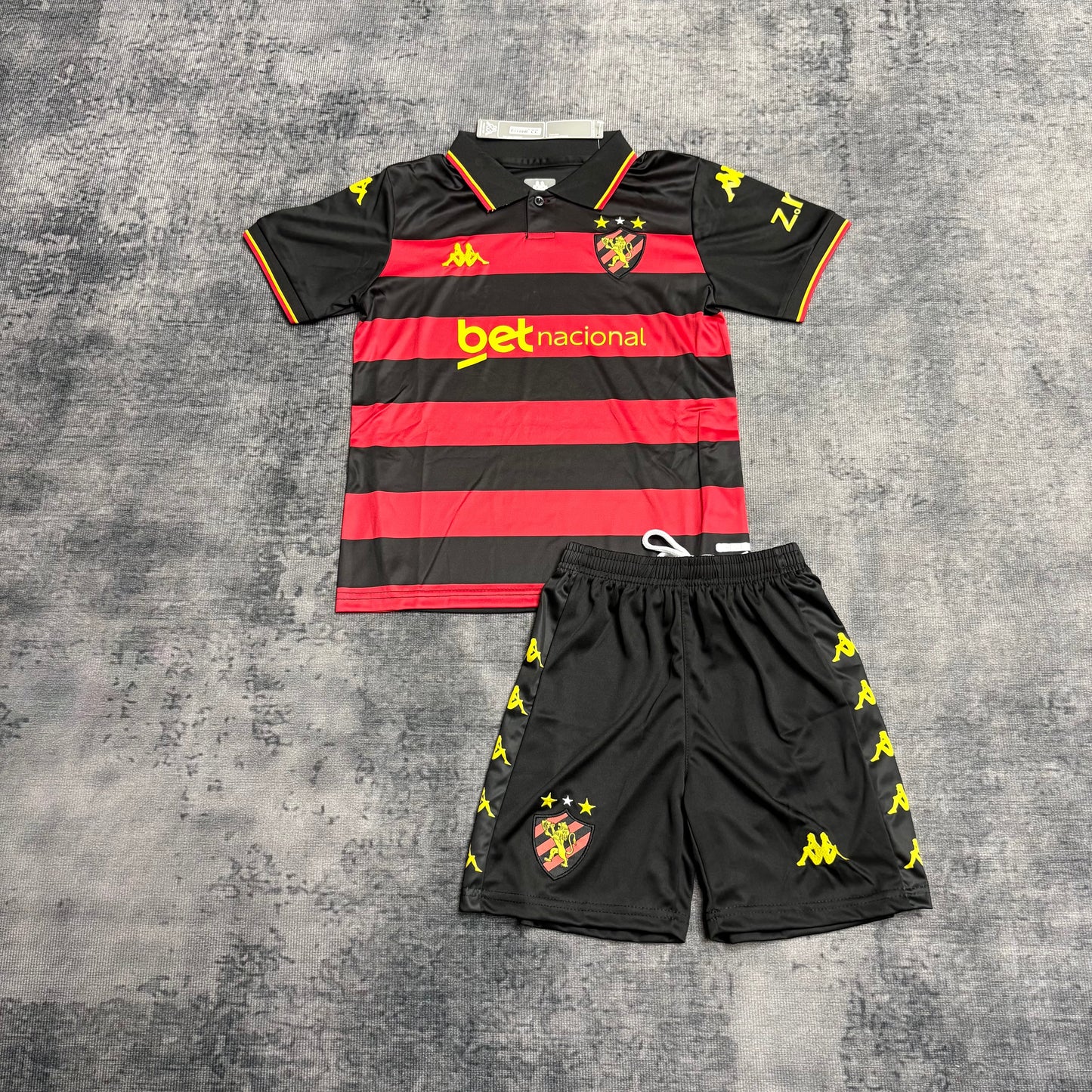 Kit Infantil Sport Home 26/27 - Vermelho e Preto