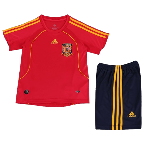 Kit Infantil Espanha Home Retro 2008 - Vermelho