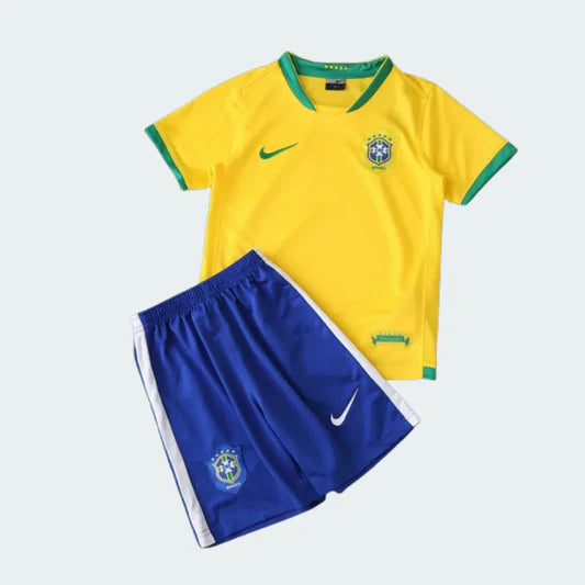 Kit Infantil Brasil Retro Home 2006 - Amarela