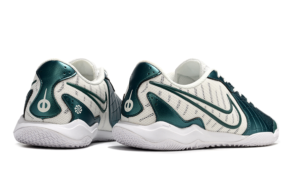 Chuteira Futsal Nike Tiempo Legend 10 Academy IC - Bege com Verde