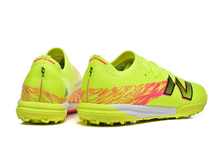Chuteira Society New Balance Furon V8 Elite TF FG  - Verde Florescente