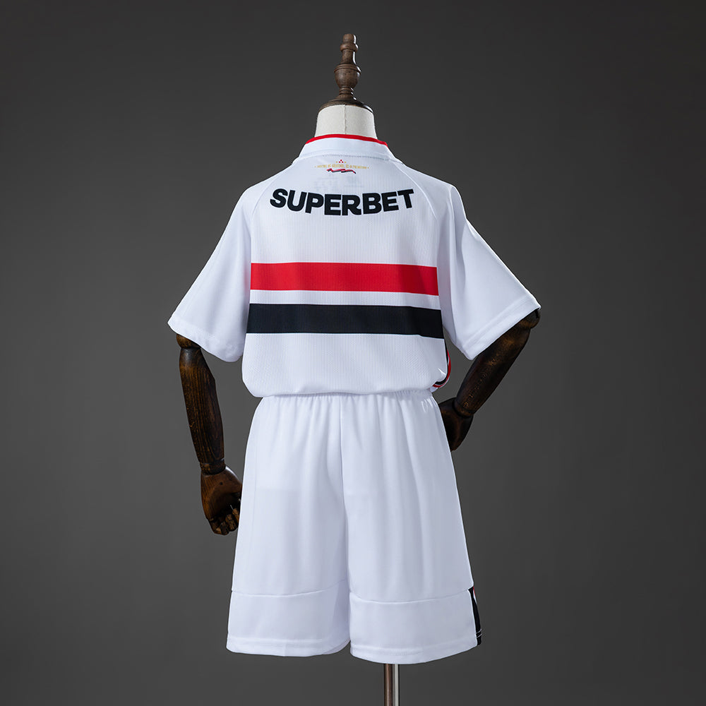 Kit Infantil São Paulo Home 26/27 - Branca
