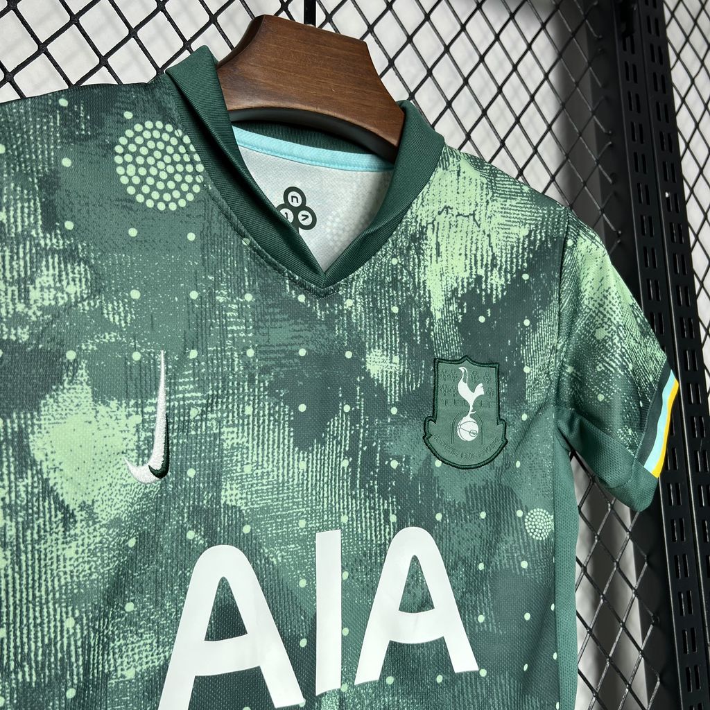 Kit Infantil Tottenham Third 24/25 - Verde