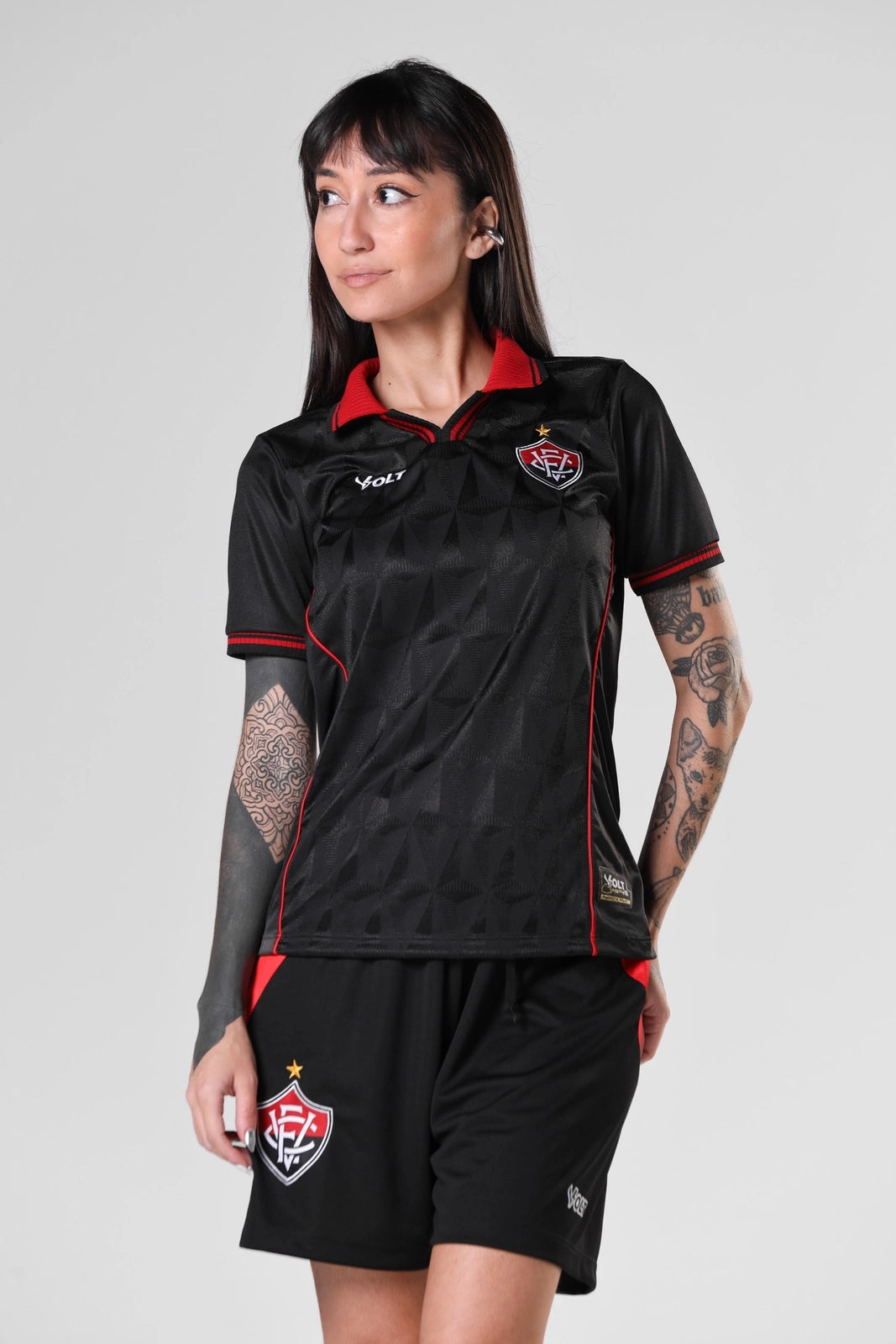 Vitória Third 25/26 Feminino - Preta
