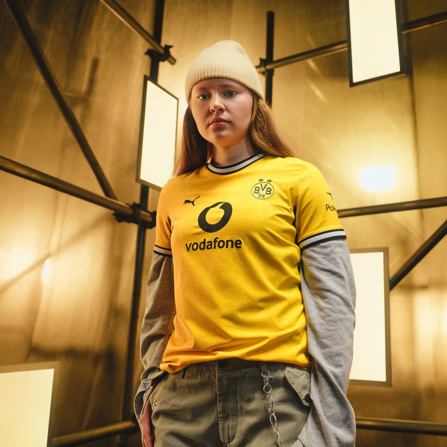 Borussia Dortmund Home 26/27 Feminina Puma - Amarela