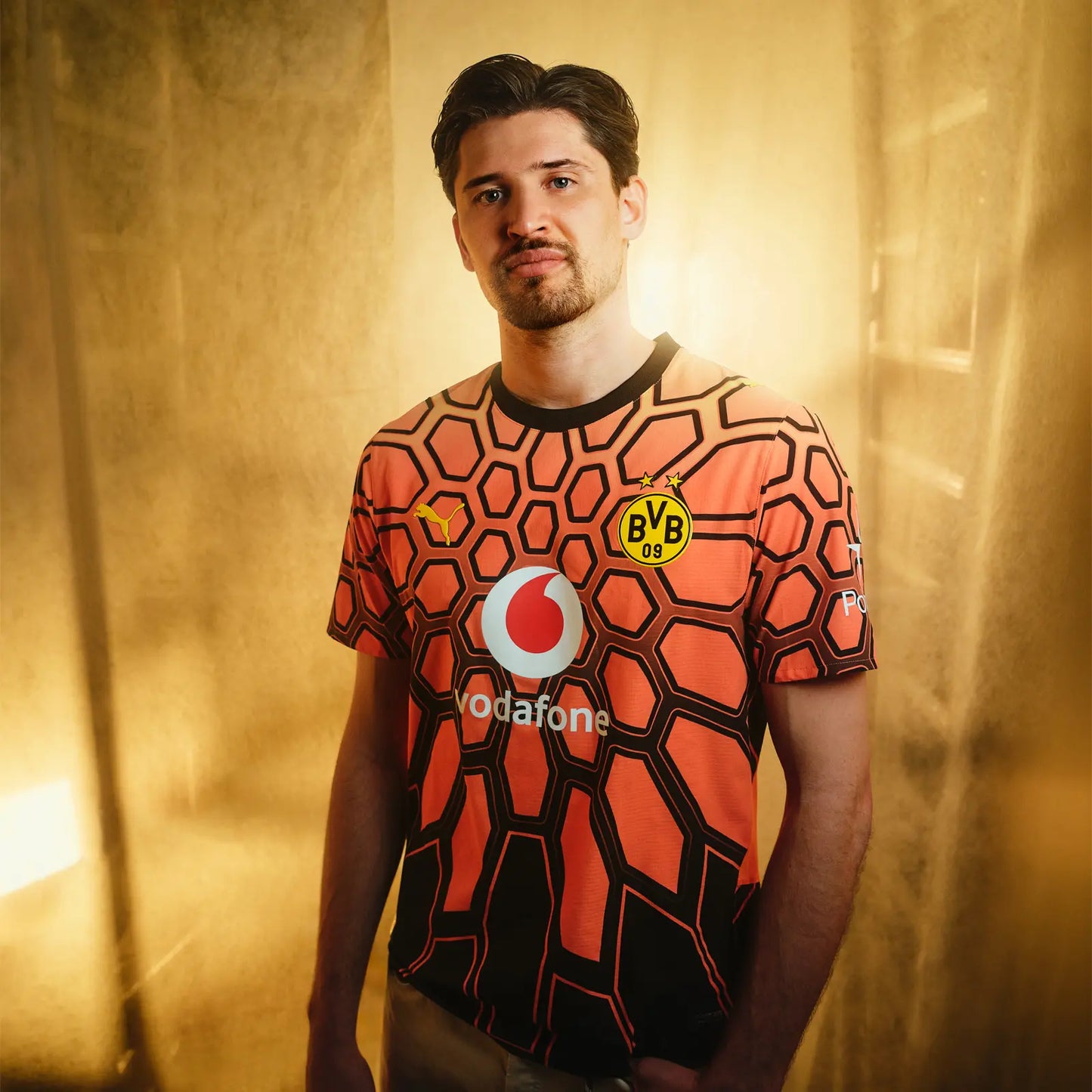 Borussia Dortmund Goleiro 26/27 Puma - Laranja