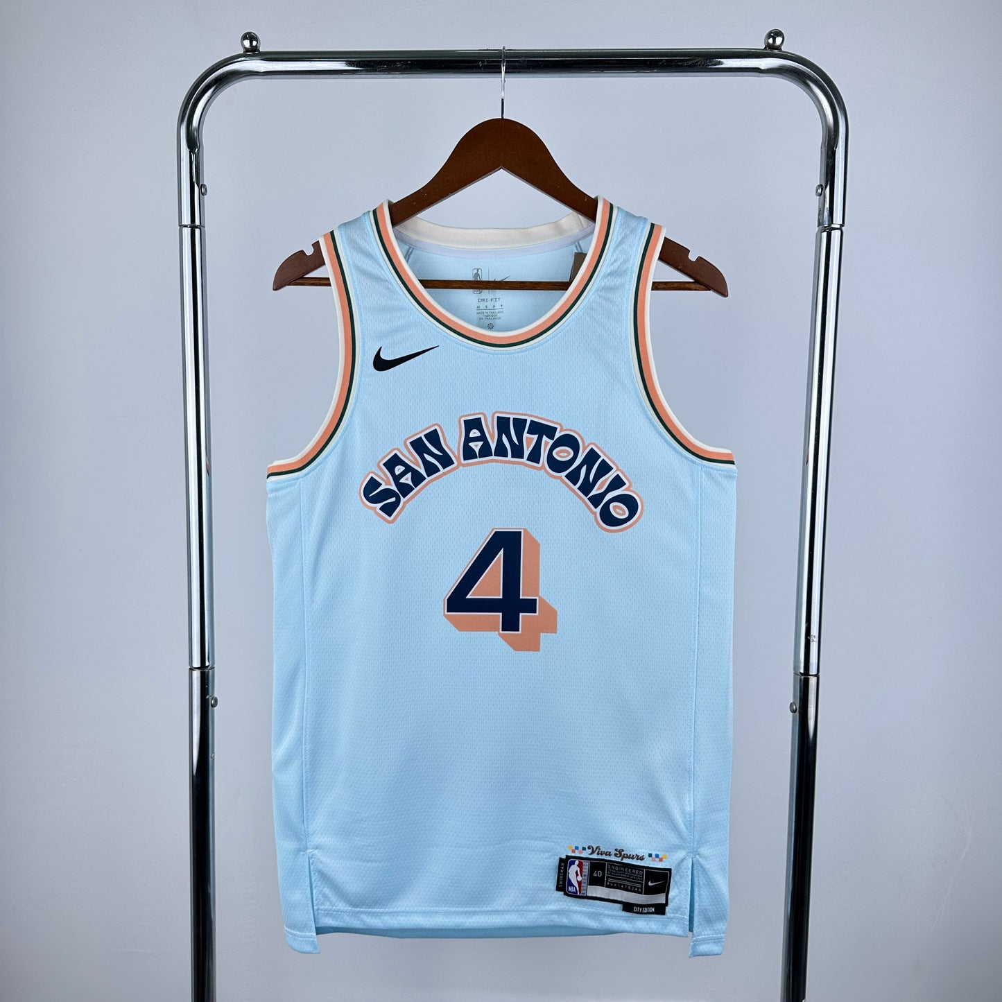 Regata San Antonio Spurs Masculina - Azul Claro