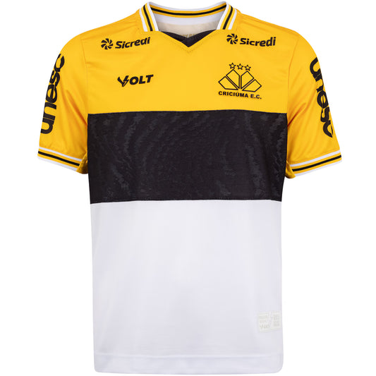 Criciuma Home 25/26 Masculino -  Amarelo e Preto