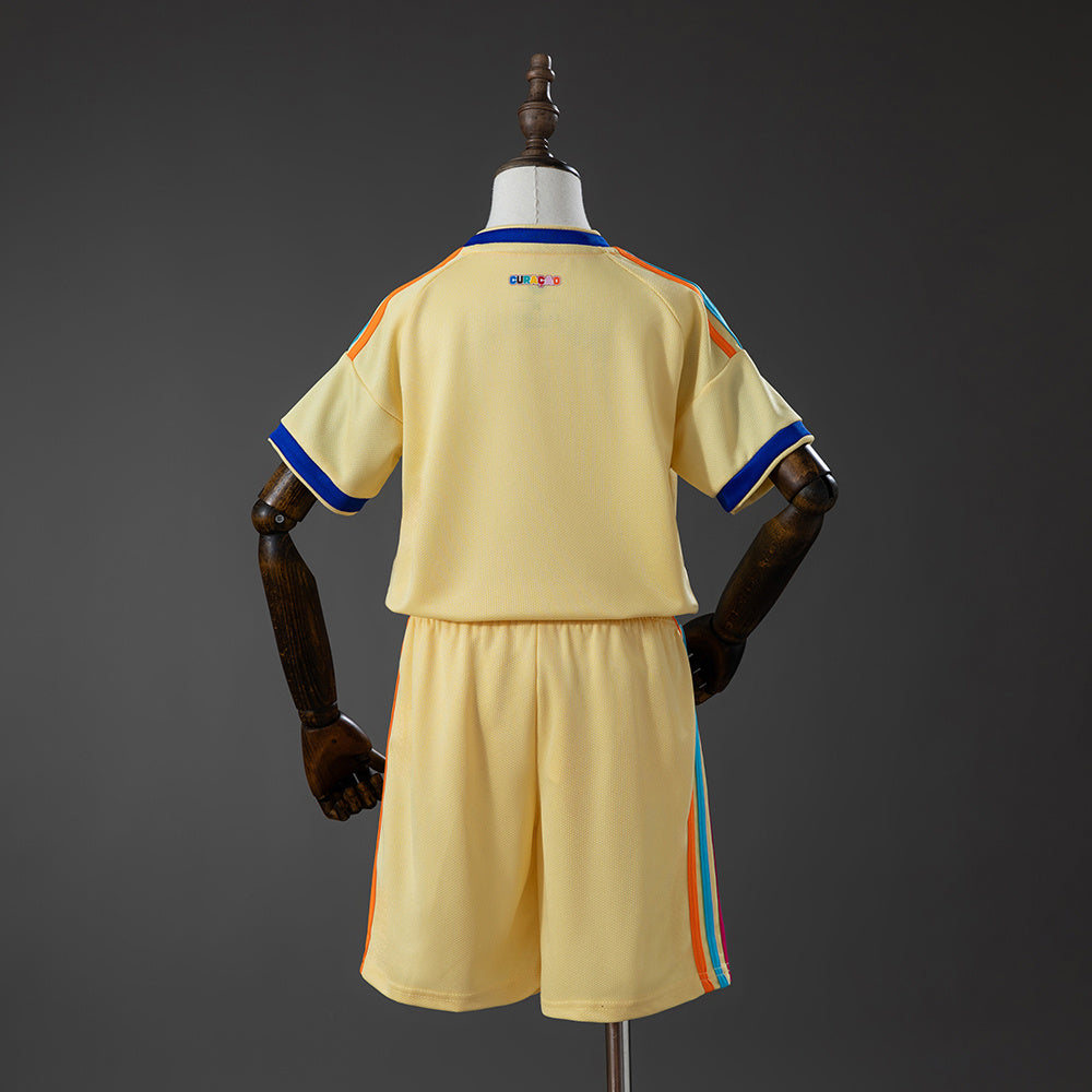 Kit Infantil Curaçao Away 26/27 - Amarela