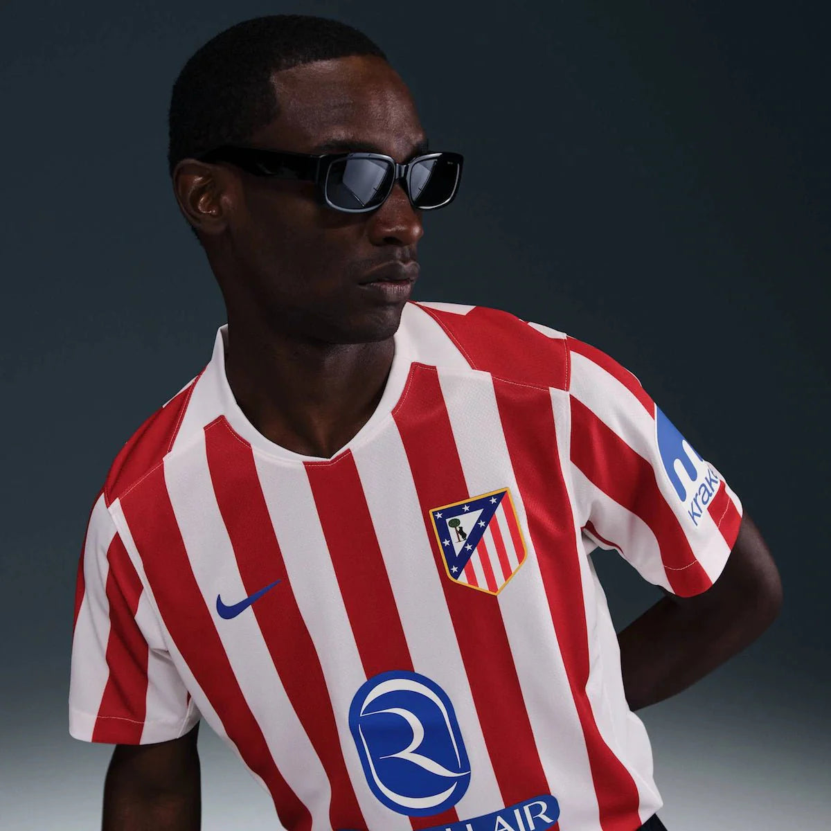 Atlético de Madrid Home 25/26 Torcedor Nike - Branca e Vermelho