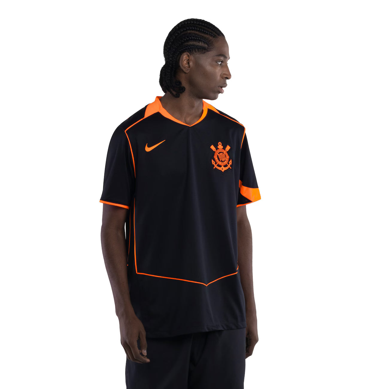 Corinthians Third 25/26 Torcedor Nike Masculina - Preta e Laranja