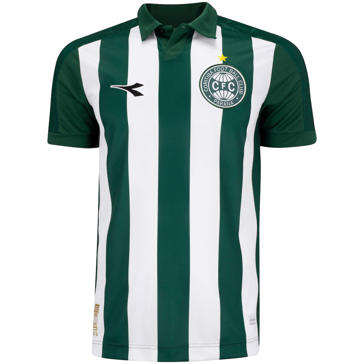 Coritiba Away 25/26 Diadora Masculino -  Verde e Branco
