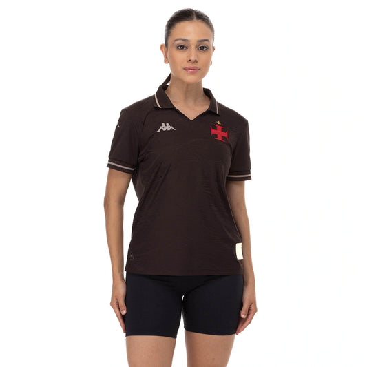 Vasco Third 25/26 Kappa Feminino - Marrom