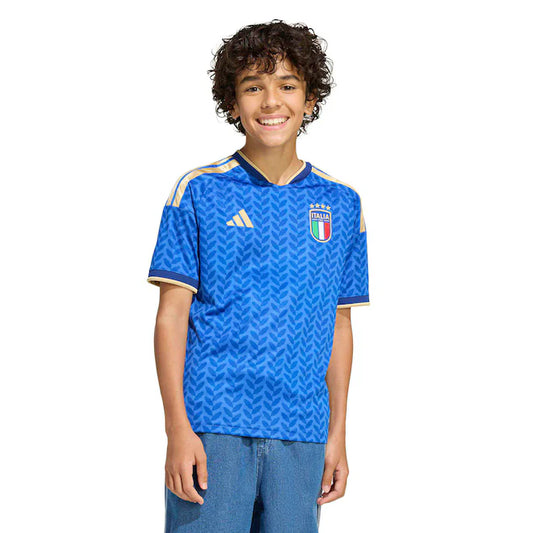 Kit Infantil Itália Home 26/27 Adidas Unissex - Azul