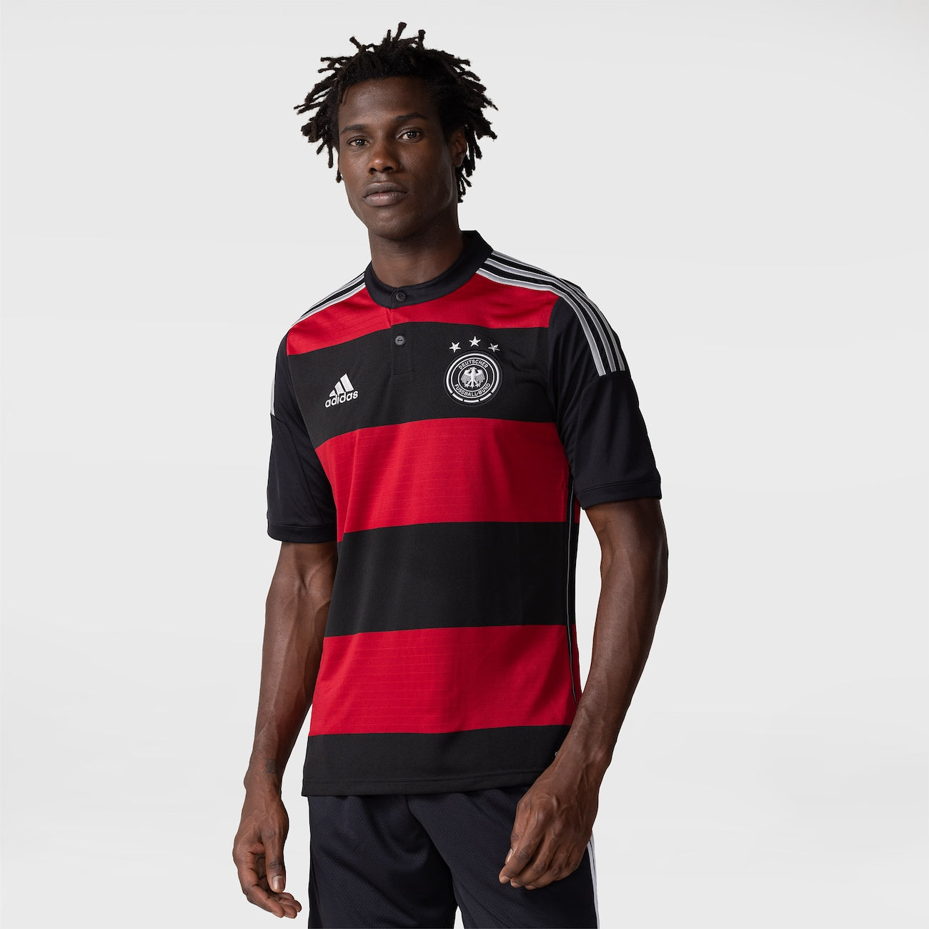 Alemanha Retrô Away 2014 Masculino Adidas - Preto e Vermelha