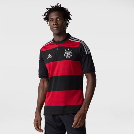 Alemanha Retrô Away 2014 Masculino Adidas - Preto e Vermelha