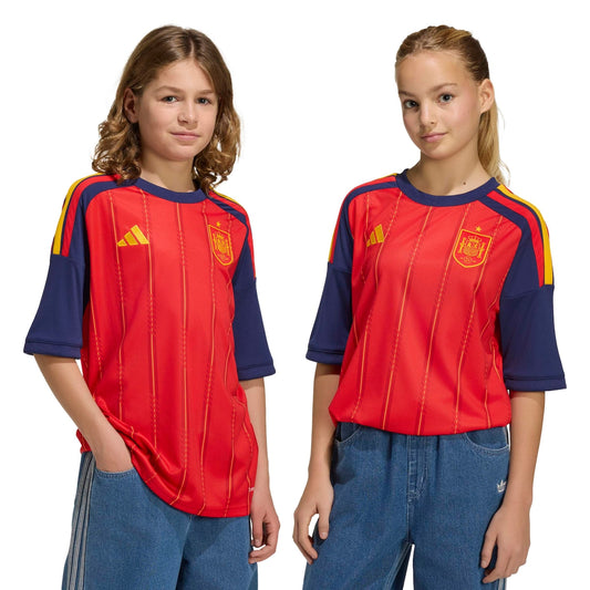 Kit Infantil Espanha Home 26/27 Adidas Unissex - Vermelho
