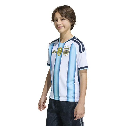 Kit Infantil Argentina Home 26/27 - Azul e Branca