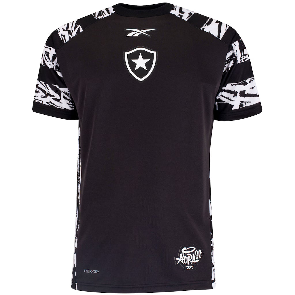 Botafogo Pré-Jogo 25/26 Torcedor Reebok Masculino - Preta