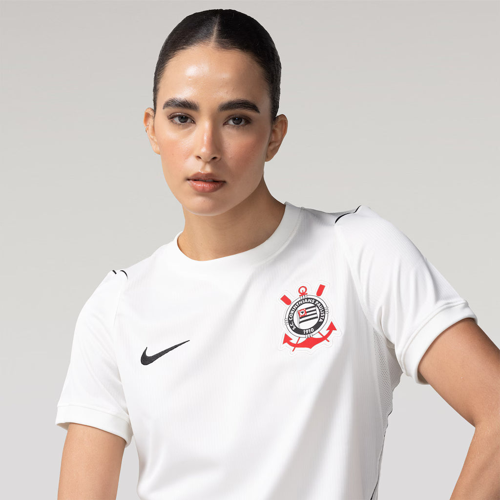 Corinthians Home 26/27  Nike Feminina - Branca