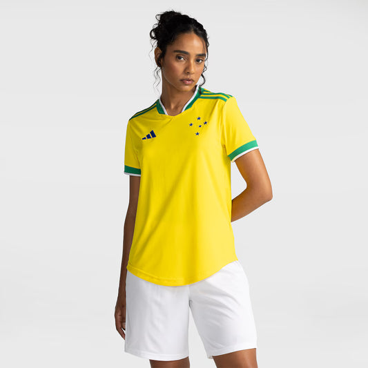 Cruzeiro Edição Especial 26/27 Adidas Feminina - Amarela