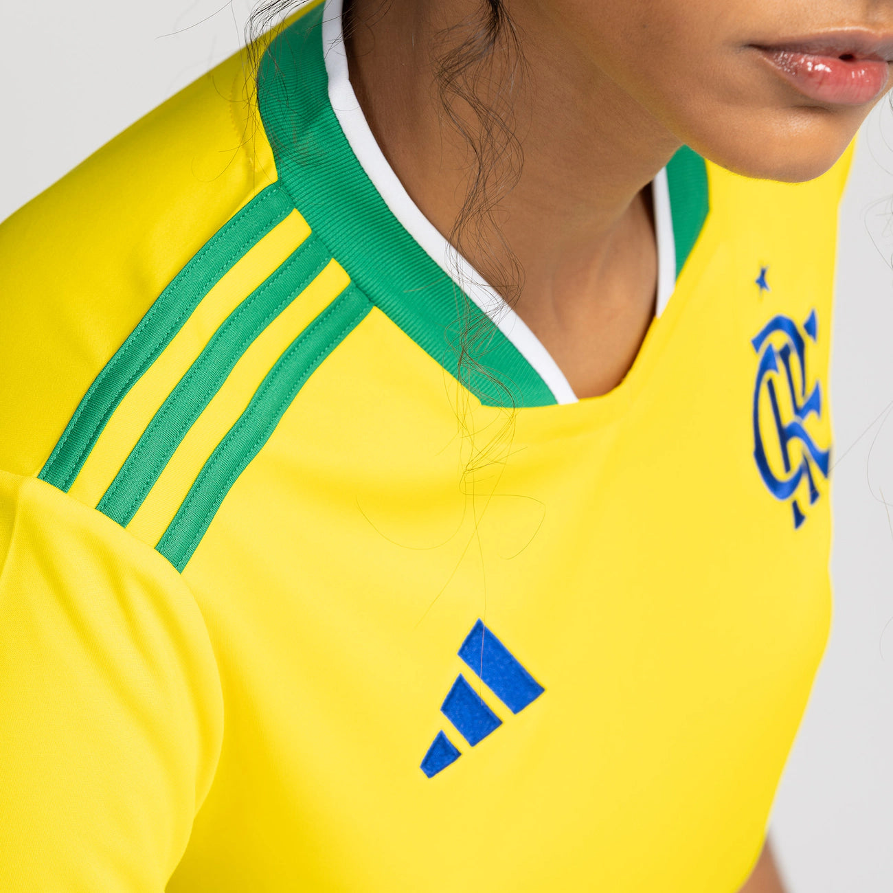 Flamengo  Edição Especial Brasil 26/27  Torcedor Adidas Feminino - Amarela