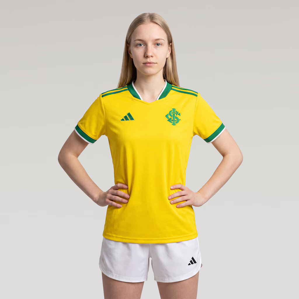 Internacional Edição Especial Brasil 26/27 Adidas Feminino -  Amarela