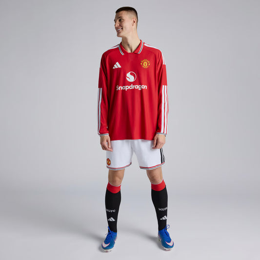 Manchester United Home Manga Longa 26/27 Jogador Adidas - Vermelho