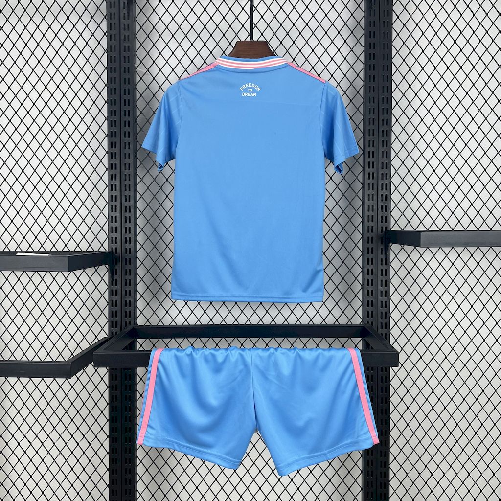 Kit Infantil Inter Miami Third 25/26 - Azul