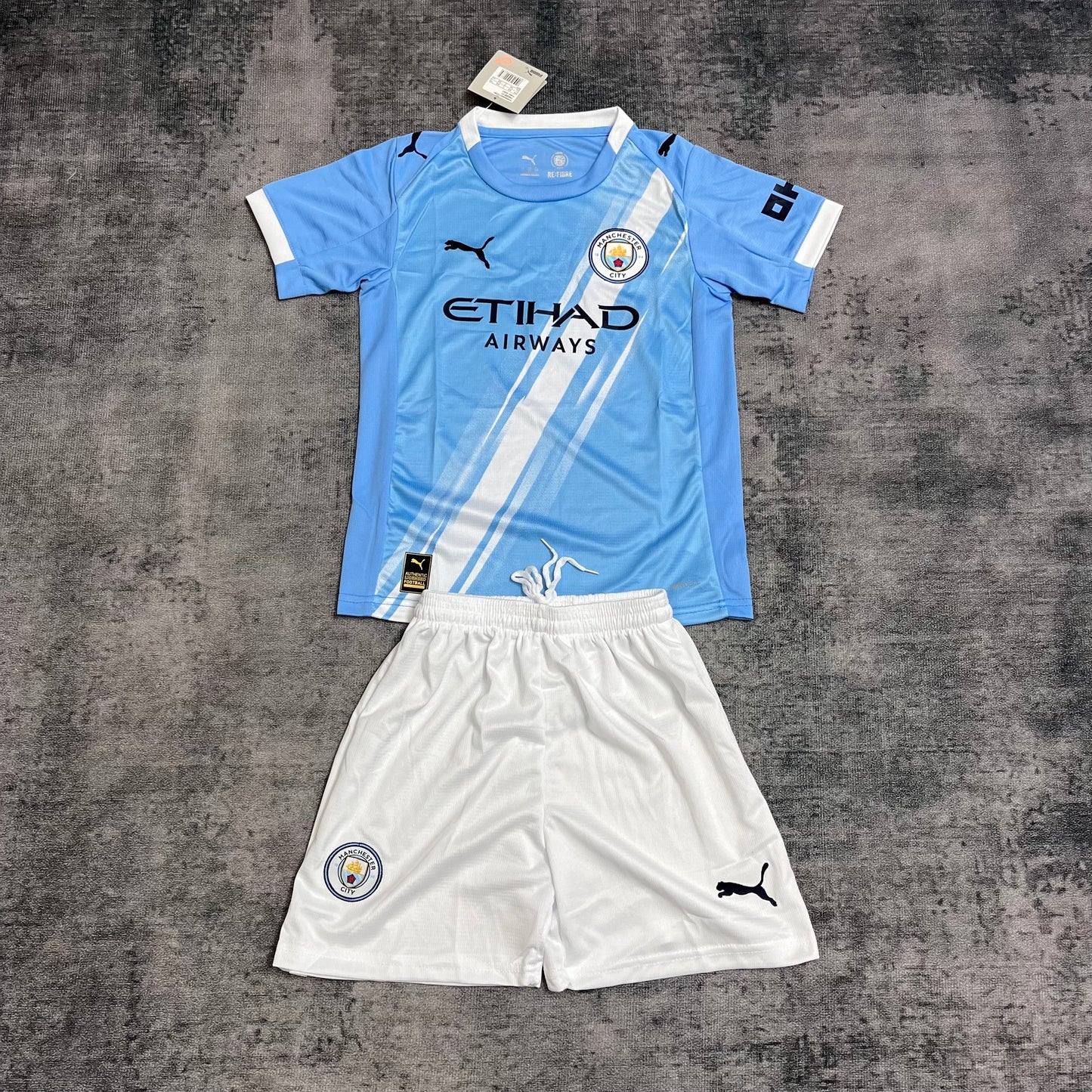 Kit Infantil Manchester City Home 25/26 - Azul