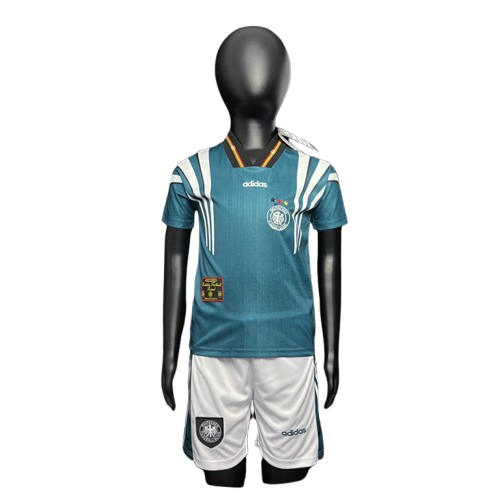 Kit Infantil Alemanha Away Retro 1996 - Verde